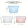 thumbnail image 1 of AMERTEER [Sacs Alimentaires en Silicone Réutilisables] 3 Pcs Sacs de Rangement Alimentaires en Silicone Réutilisables - Étanches, Refermables, Format Gallon, Compatibles Congélateur - Organisation de Cuisine, 1 of 7