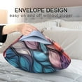 thumbnail image 4 of Yayeee Pillowcase Queen Size Set of 2 Satin Wrinkle Resistant Envelope Pillow Case, Colorful Dragon Scales Pattern, 4 of 8