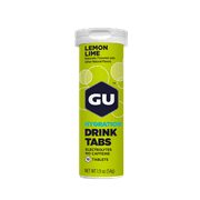 GU Energy Electrolyte Drink Tablets, Lemon Lime, 8ct Box, Boost Your Hydration