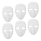 thumbnail image 2 of 6 pcs Blank Full Face Mask Hand-painted Full Facial Mask Party Mask Prop for DIY, 2 of 4