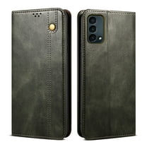 Dteck Case for OnePlus Nord N200 5G,Flip Fold PU Leather Wallet Case with Card Slot Holder & Stand Magnetic Closure Shockproof Protective Cover for OnePlus Nord N200 5G,Green