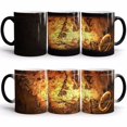 thumbnail image 4 of Sagan om ringen färgskiftande mugg Keramisk kaffemugg Thermal tekopp Nyhetspresent, 4 of 4