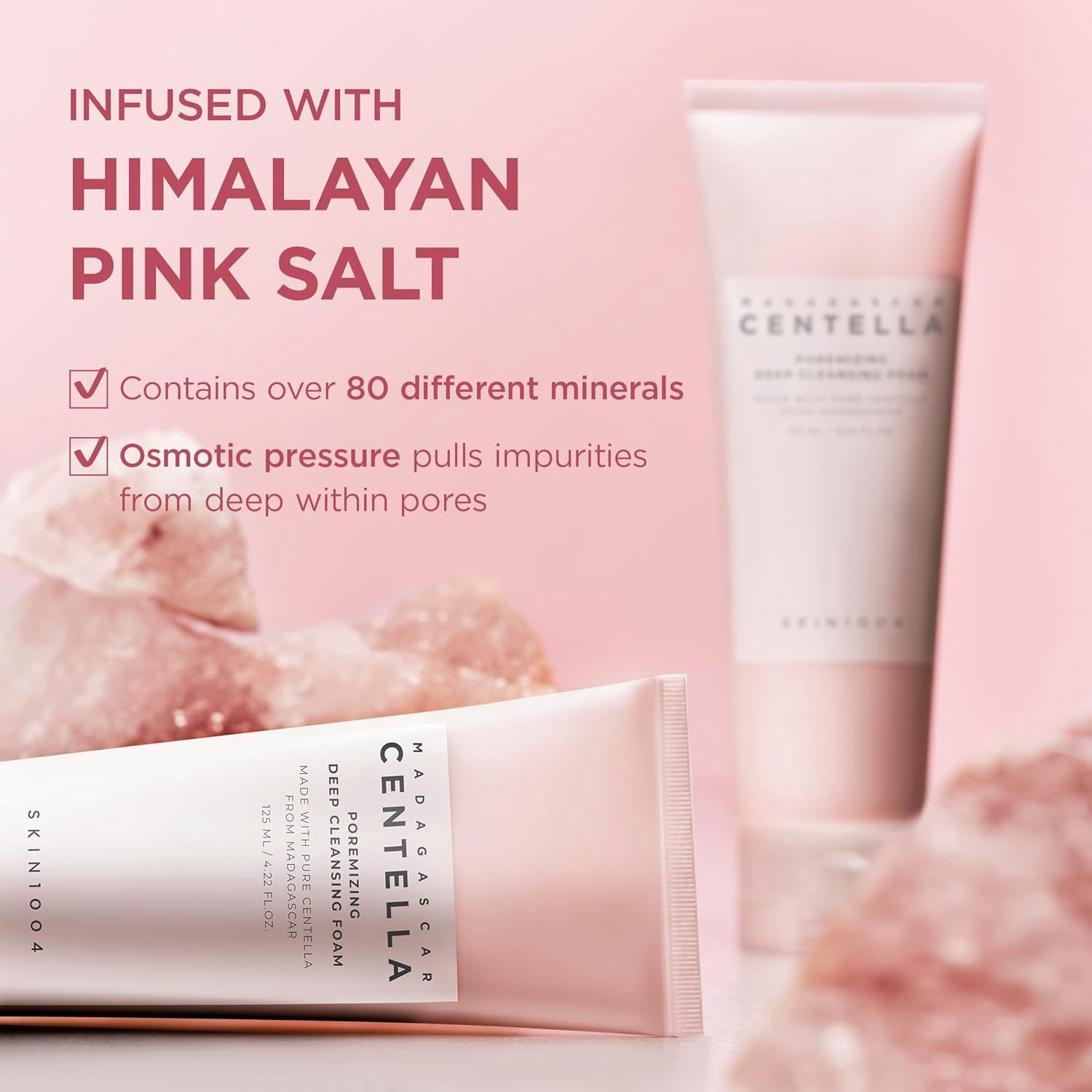 SKIN1004 Madagascar Centella Pore Care Set – Deep Cleansing Foam (125ml) & Poremizing Light Gel Cream (75ml) | Korean Skincare Duo for Smooth, Refreshed-Looking Skin