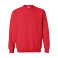 thumbnail image 3 of Gildan Heavy Blend Crewneck Sweatshirt for Unisex | Long Sleeve Casual Fleece Sweatshirts 8oz, Size 4XL, Red Pullover, 3 of 5