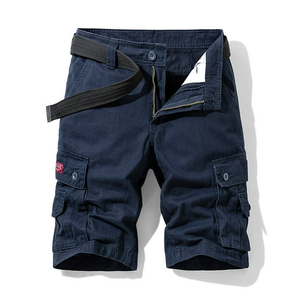 jsaierl Mens Cargo Shorts Big and Tall Multi Pockets Shorts Work Military Shorts Running Travel Cargo Shorts