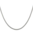 thumbnail image 2 of Auriga Fine Jewelry 925 Sterling Silver 2.5 mm Box Chain Necklace for Women 24", 2 of 6
