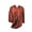 Red, variant on Calzeat Women's Irish Celtic Knot Ruana, Brown, 1