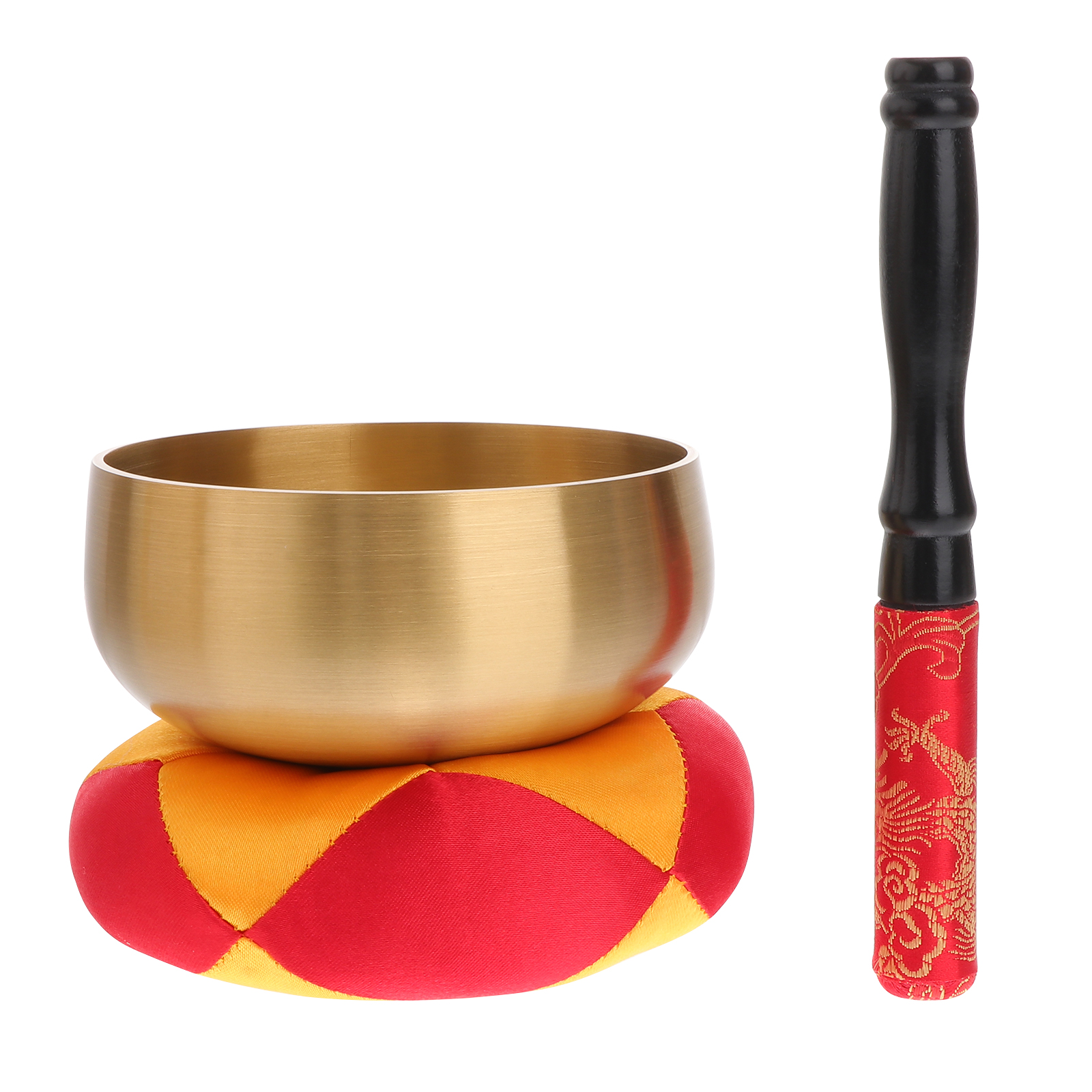1 Set Buddha Sound Bowl Singing Bowl Meditation Spiritual Bowl with Stick
