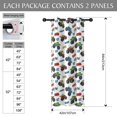 thumbnail image 3 of Monster Cartoon Truck White Pattern Blackout Curtains,Triple Weaved Fabric,Thermal Insulated,Room Darkening,Grommet Top,2 Panels,42x84in(107x213cm), 3 of 6