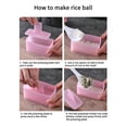 thumbnail image 2 of Advancent Molde para hacer Sushi, moldes para prensar carne con cuchara pequeña de arroz, herramienta de prensa de alimentos duradera resistente Cocina y Comedor, 2 of 6