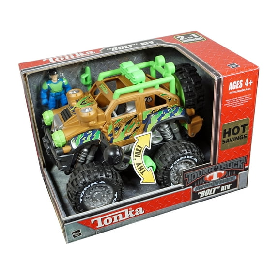 Tonka Truck Adventures - BOLT ATV - Includes removable jet & action figures