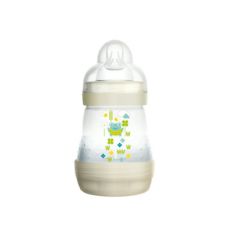 MAM Baby Bottles for Breastfed Babies, MAM Baby Bottles Anti-Colic, Unisex, 5 Ounces, (Best Teat For Breastfed Newborn)