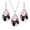 Black White Tuxedo Cat, variant on WIRESTER Stainless Steel Sunflowers Blue By Van Gogh Teardrop-Shaped Earring Necklace Jewelry Set for Women Valentines Day Gifts