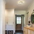 thumbnail image 4 of Claxy Double Circle LED Semi Flush Mount Light, 4 of 7