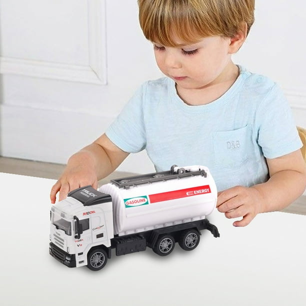 Sentmoon Voitures Jouets pour Enfants Série de Voitures d'Ingénierie de Simulation Voiture Jouet en Alliage à Rétrofriction Jouets pour Enfants Cadeau pour Garçon Tout-Petit Jeu Intérieur et Extérieur