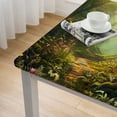 thumbnail image 5 of Acheng Fantasy Art Square Tablecloth Waterproof 100% Polyester Fiber 46*46, 5 of 8