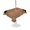 Brown Yellow, variant on Outdoor Tablecloth with Umbrella Hole for Patio/Picnic/Party/Camping, Black Animal Claws Waterproof Table Cloth Rectangle Table Cover Washable, Vintage Minimalist Linen Brown (60"x 84")