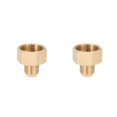 thumbnail image 2 of Riwesomey Conector de rosca fácil de operar para adaptador de tubería de agua adaptador de tubería de agua accesorios de máquina de limpieza Como se muestra Todo cobre 2Conjunto, 2 of 6