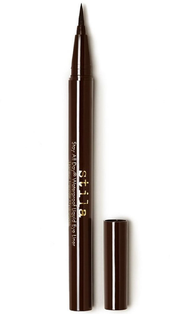 Stila Stay Day Waterproof Liquid Eye Liner - Dark Brown Eyeliner 0.016 oz - Walmart.com