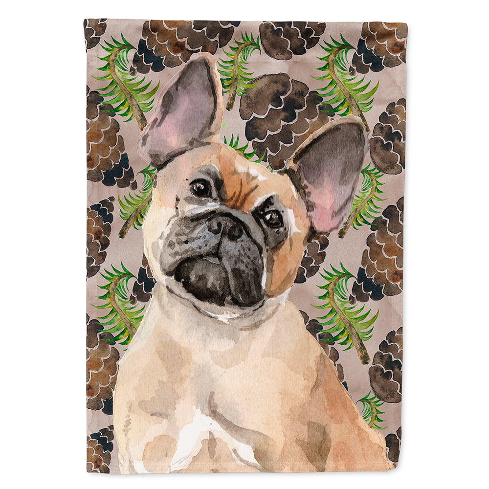 Fawn for every day use Small dog decorative Garden flag French Bulldog Cream 
