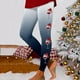 thumbnail image 1 of MKLEKYY Conjunto deportivo para mujer Leggings para entrenamiento, leggings con estampado navideño, pantalones de bloques de color, leggings elásticos suaves 1249, 1 of 3