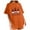 Orange, variant on LUOGENLI Female T-shirts for Womens Christmas Fashion Printed Short Sleeve Long Tunic T Shirt for Women Festive Holiday Top Womens T-shirts Graphic Tees xxl Tall Summer Clothes White L