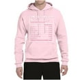 thumbnail image 2 of Wild Bobby Breast Cancer Survivor Nutrition Facts Breast Cancer Awareness Unisex Hoodie Sweatshirt, Light Pink, 3X-Large, 2 of 6