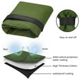 thumbnail image 7 of Comefolife Outdoor Faucet Covers for Winter, Outside Garden Hose Bib Covers for Winter Freeze Protection Pipe Insulation Reusable Water Resistant Insulation Spigot Cover, Green (5.91*8.27IN,4PC), 7 of 7