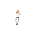 thumbnail image 3 of Aeropostale - Camiseta sin mangas para mujer con ribete de malla, color blanco, talla mediana, 3 of 3