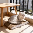 thumbnail image 6 of Corrugated Cardboard Cat Scratching Board, Reversible Claw Sharpener Scratch Pad for Indoor Cats, Durable Recycled Paper Scratcher Toy, Furniture Protector for Kittens and Adult Cats, 6 of 6