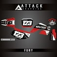thumbnail image 3 of Attack Graphics Custom Fury Complete Bike Graphics Kit for Honda CR250R 2000, 3 of 3