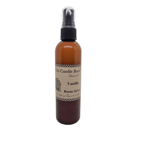 Old Candle Barn Vanilla Potpourri Room Spray Oil 4 Ounce Bottle