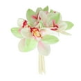 thumbnail image 2 of Sunjoy Tech Artificial Bouquet Non-fading Not Wither Realistic Six Branch Simulation Butterfly Orchid Flower Arrangement Home Supply, 2 of 8