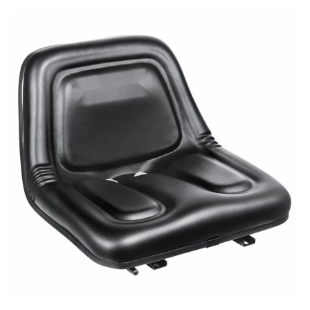 Tractor Seat Universal, Lawn Mower Seat with Safety Switch, 6.3-13.4 inch Slot for Forklift, Excavator, Loader - PVC Leather Comfort Seat