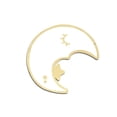 thumbnail image 3 of Espejo colgante con forma de luna de acrílico de madera Espejo decorativo encantador Adornos para el hogar de la habitación de los niños Advancent JJ18596-00, 3 of 6