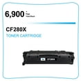 thumbnail image 3 of 80X CF280X 10 Pack Toner Cartridge Compatible CF280XD Replacement for HP 80X CF280X 80A CF280A Toner Cartridge for HP Pro 400 M401A M401D M401N M401DNE MFP M425DN Printer Black, 3 of 8