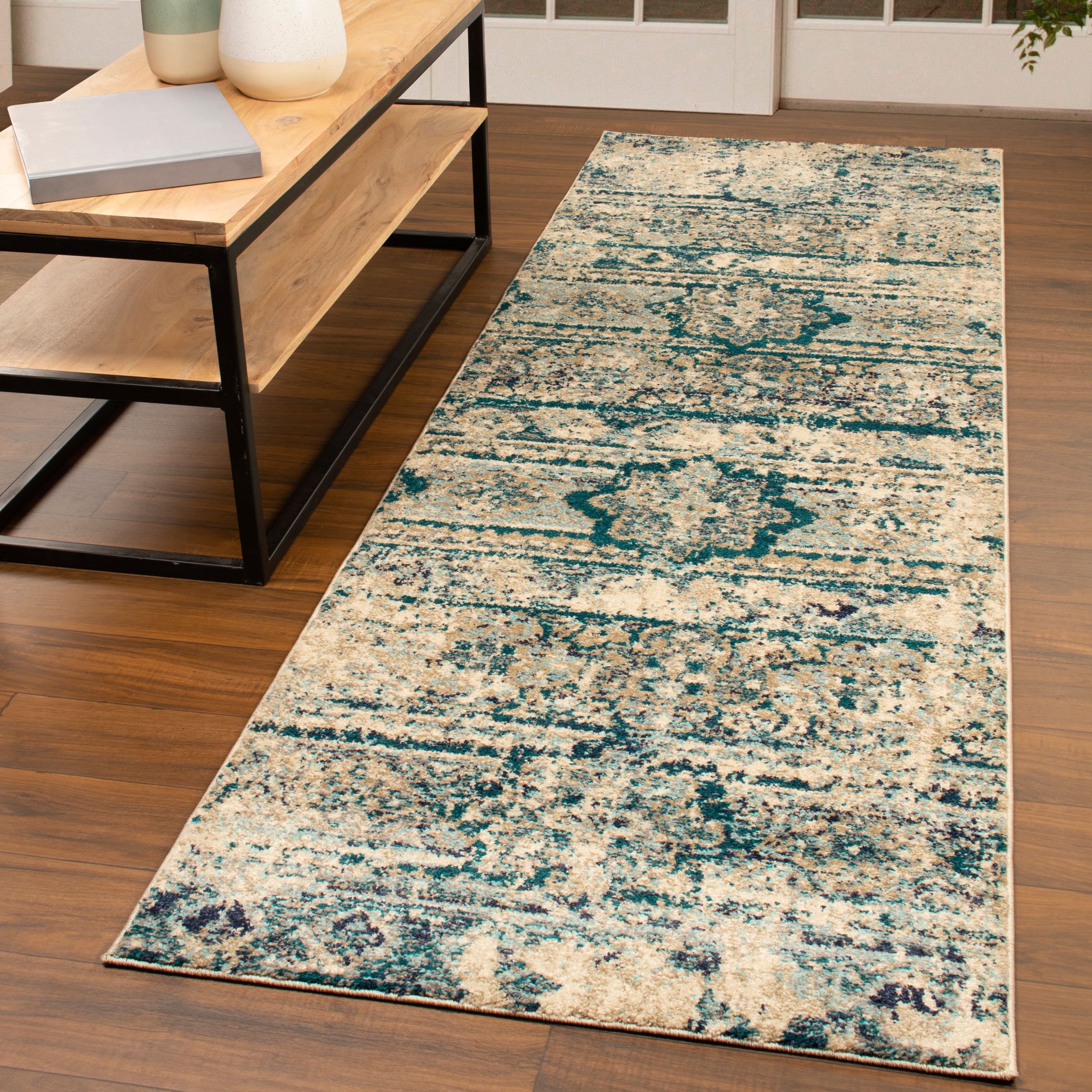 Superior 8mm Pile Height, Durable, Fashionable Zebrina Area Rug, 2'7" x 8'