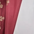thumbnail image 4 of Lush Decor Flower Drops Floral Red Single Window Panel Curtain, 42" x 84", 4 of 10