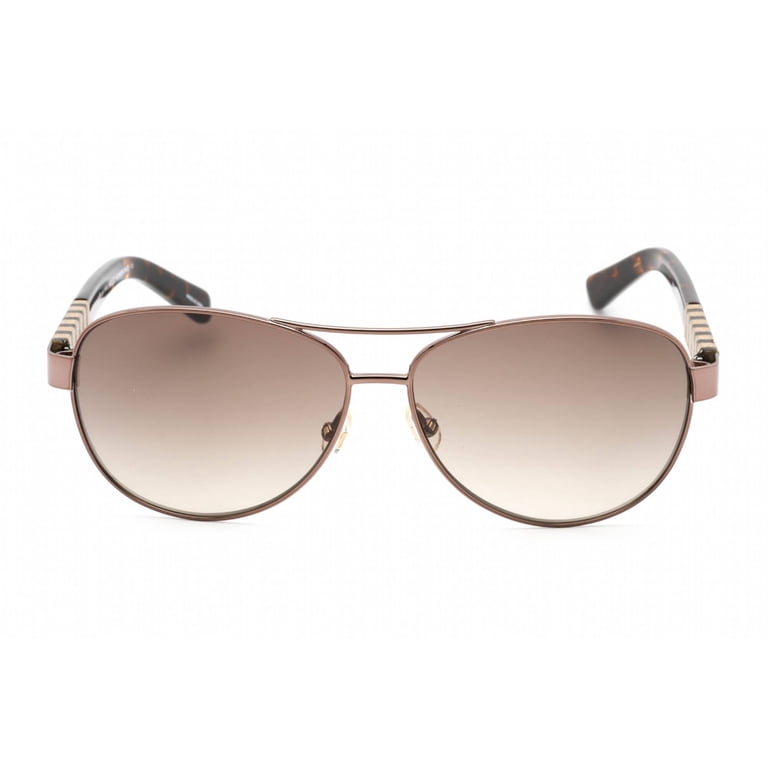Kate Spade New York Womens Aviator Sunglasses, Metal Frame 