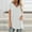White, variant on ALLLIST V Neck Tops for Women Short Sleeve Long T-Shirts Plain Red Casual Shirts Women's Clothing