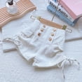 thumbnail image 5 of 2024 Summer Girls Fashion Jeans Shorts with Buttons Baby Kids Children Casual Denim Hot Shorts, 5 of 6