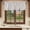 Gray, variant on Flowers Birds Valances for Windows, Decorative Rod Pocket Window Valance Curtains, Country Retro Botanical Floral Branches Short Curtain Drapes for Kitchen/Living Room, 2 Panels, 42" W x 12" L