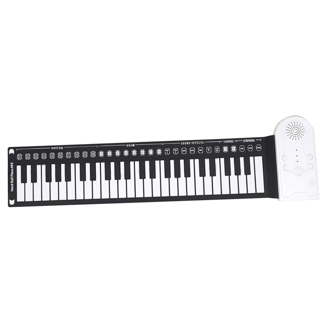 Greenadscape 1 Set Foldable Roll-Up Piano for Musical Education and Home Use