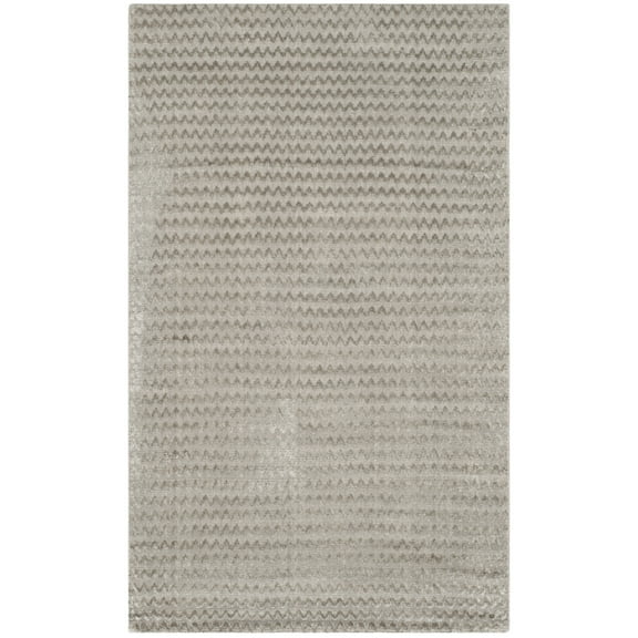 SAFAVIEH Mirage Winifred Chevron Area Rug, Graphite, 4' x 6'