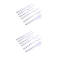 thumbnail image 3 of Kenally 6 Pieces Clay Sculpture Tools Set Pottery Kit Slicers Handle Anti-skidding Supplies Scrapers Painting Art Flexible Modeling Blanco 2Conjunto, 3 of 6