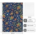 thumbnail image 2 of 4 Pcs Funny Kitchen Towels,Blue Christmas Candy Cane Pattern Microfiber Dish Towels,Kitchen Tea Towels,Kitchen Towel Set (18" X 26"), 2 of 7