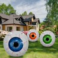 thumbnail image 3 of 4D Scary Eyeball Decorations Balloons  Plastic Balloon Props Bloodshot Eyeballs, 3 of 4
