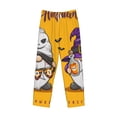 thumbnail image 6 of Uemuo Cute Gnomes Halloween Pattern Men's Wide Leg Palazzo Lounge Pants with Pockets Light Weight Loose Comfy Casual Pajama Pants-Large, 6 of 9