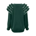 thumbnail image 6 of LIaqionyy Women Oversize Sweatshirt Crew Neck Casual Tops Fashion Pullover Comfy Fall Winter Outfits, 6 of 7