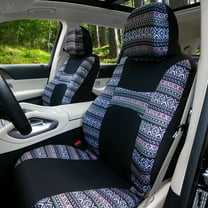 TLH Lavender Mesa57 Southwestern Print Car Seat Covers in Flat Cloth, Universal Fit for most Cars, Trucks, SUVs or Vans